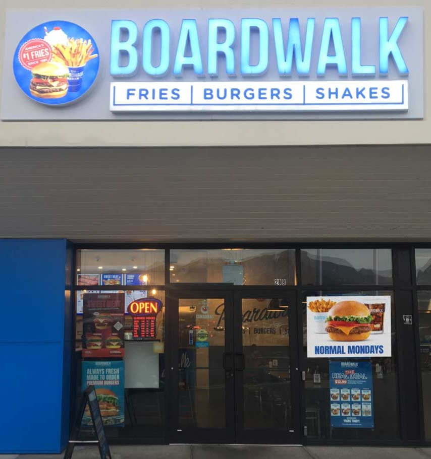 Boardwalk Poster Sign